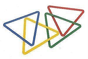 חישוק פלסטיק משולש חישוק פלסטיק משולש