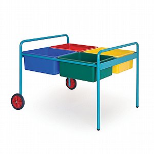 עגלת בוץ 4 מיכלים עגלת בוץ 4 מיכלים