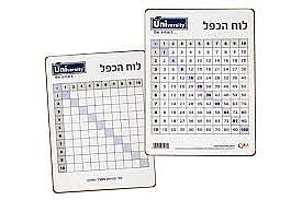 לוח מחיקה לוח הכפל 22/30 חאן לוח מחיקה לוח הכפל 22/30 חאן