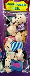 סט בובות אצבע פרווה בשקית - דמויות משפחה סט בובות אצבע פרווה בשקית - דמויות משפחה