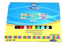 טושים עבים בקופסא 12 יחידות טושים עבים בקופסא 12 יחידות