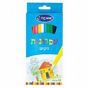 עפרונות צבעוניים דקים 12 יחידות אומגה עפרונות צבעוניים דקים 12 יחידות אומגה