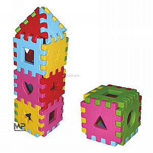 משחק וופל בניה לחצר ולגן 24 חלקים משחק וופל בניה לחצר ולגן 24 חלקים