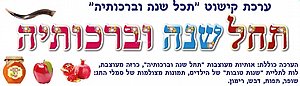 ערכת קישוט תחל שנה וברכותיה