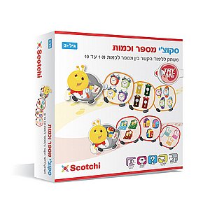 סקוצי מספר וכמות סקוצי מספר וכמות