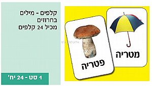 קלפים מילים בחרוזים ממפל 24 קלפים קלפים מילים בחרוזים ממפל 24 קלפים
