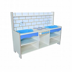 מטבח 2 כיורים כולל מדפים מטבח 2 כיורים כולל מדפים