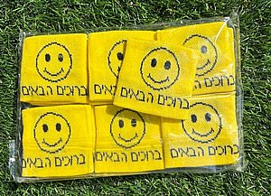 מגן זיעה צמיד סמיילי ברוכים הבאים מגן זיעה צמיד סמיילי ברוכים הבאים