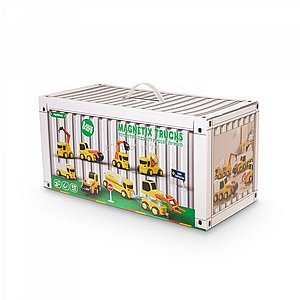משאיות עבודה מגנטיות הערכה הגדולה 52 חלקים משאיות עבודה מגנטיות הערכה הגדולה 52 חלקים