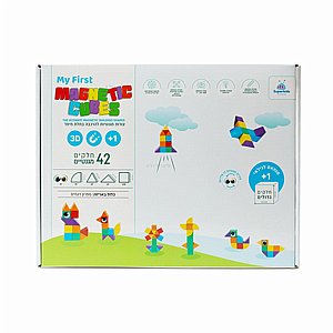 קוביות מגנט בינוניות 42 חלקים (3.6 ס"מ) קוביות מגנט בינוניות 42 חלקים (3.6 ס"מ)